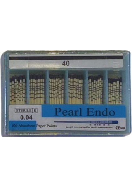 Pearl Endo Paper Points 0.4 Açılı No 40