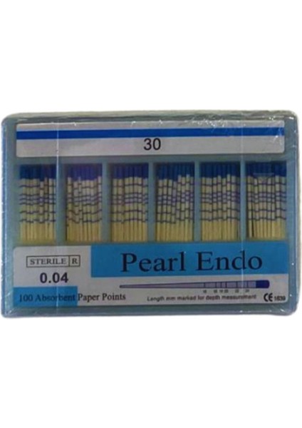 Pearl Endo Paper Points 0.4 Açılı No 30
