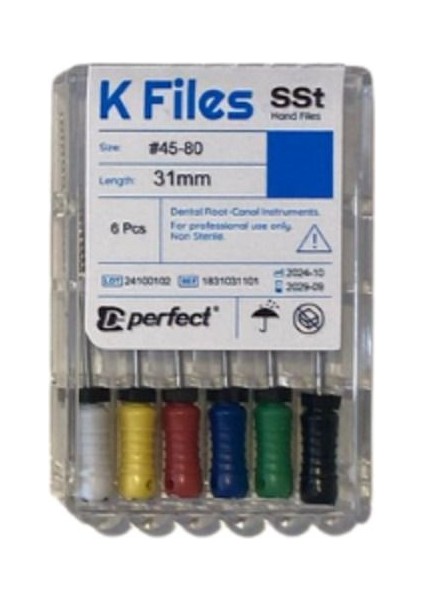 Perfect K Tipi Manuel Kanal Çelik Eğe 31MM No:45-80