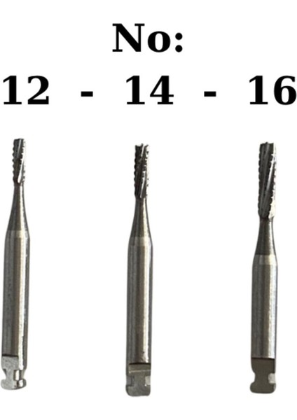 Anguldurva Uyumlu Tungsten Karbit Frez No16 ( Adet )