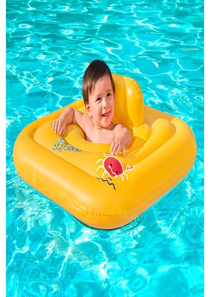 Swim Safe Abc™ Wondersplash™ Üçlü Simit Bebek Kare Bot Binici 76 Cm: Bebeğinizin Suyla Ilk Güvenli Tanışması!