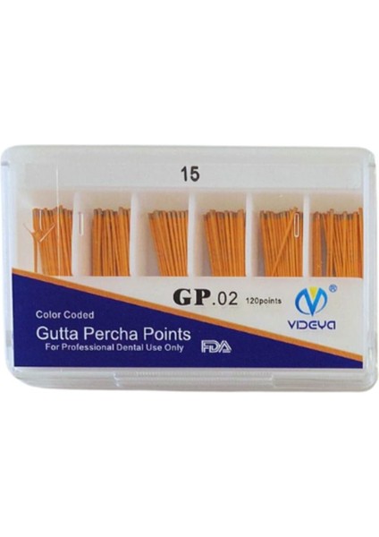 Vıdeya Gutta Percha Açısız No 15