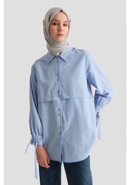Gömlek 25YH3441 Mavi modelleri