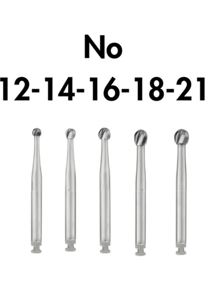 Anguldurva Uyumlu Tungsten Karbit Rond Frez NO12