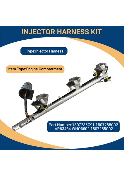 1807285C92 Navistar International DT466 DT530 DT466E 1807285C91 AP63464 WHO6602 Için Enjektör Kablo Demeti Takımı (Yurt Dışından) indirimleri