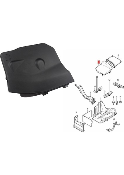 Araba Ön Akü Kutusu Kapağı 31402984 Volvo XC60 XC70 S80 S60 V70 2007-2016 Akü Koruma Dış Kabuğu 31265957 (Yurt Dışından) fiyatları
