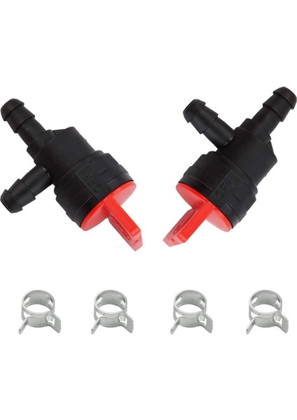 Adet 1/4 Inç 90 Derece Yakıt Kapatma Vanası Briggs & Stratton 698181 494539 697944 Tecumseh 35857 (Yurt Dışından) modelleri