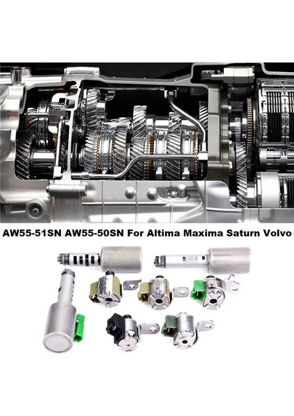 Transmisyon Solenoid Valfi Vites Kontrol Valfi AW55-51SN Nissan Altima Maxima Chevrolet Saturn Suzuki Saab Volvo (Yurt Dışından) fırsatları
