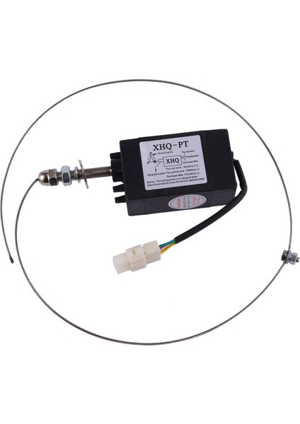 Normalde Açık Dc 12V Motor Alev Söndürme Cihazı Motor Durdurma Solenoid Valfı Xhq-Pt Güç Açık Çekme Tipi Alev Söndürme Manyetik (Yurt Dışından)