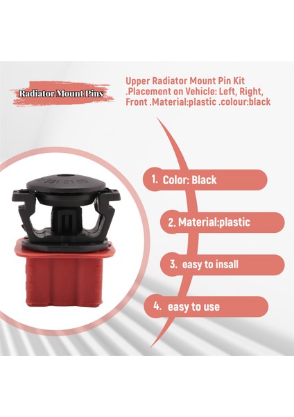 2 Takım Üst Radyatör Montajı Mercedes W204 W211 W216 E320 1695040114 2115040059 Için Fit (Yurt Dışından) fırsatları