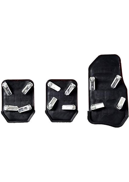 3 Adet Yakıt Gaz Gaz Pedalı Fren Pedalı Debriyaj Koruyucu Örtü Ayak Pedalları Manuel Şanzıman Için Kaymaz Araba Gümüş (Yurt Dışından) fırsatları