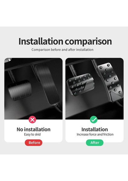 Dodge Durango Jeep Grand Cherokee 2011-2021 Için Sondaj Yok Alüminyum Fren ve Gaz Pedalı Kapakları (Siyah) (Yurt Dışından) fırsatları