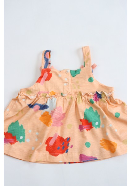 Kız Bebek Tunik Model Şortlu Alt-Üst Takım