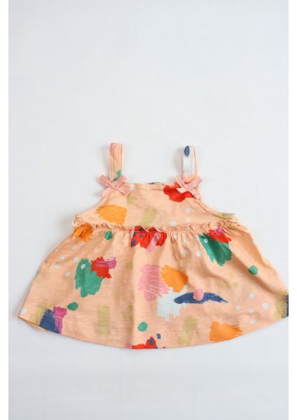Kız Bebek Tunik Model Şortlu Alt-Üst Takım