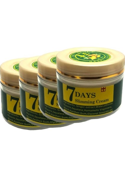 Three Brand 7 Days 4'lü Ginger Miracle Slimming Cream Kremi 100 ml