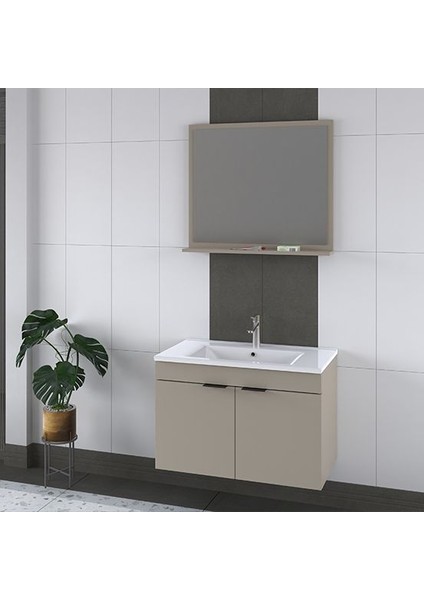 Fix Arya 85 cm Latte Banyo Dolabı