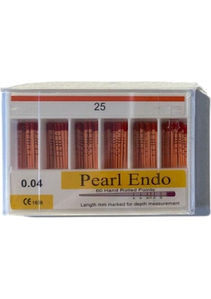 Pearl Endo Gutta Percha 0.4 Açılı No 25