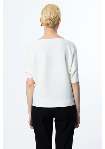 Kayık Kaya Taş Detaylı Bluz 50402 modelleri