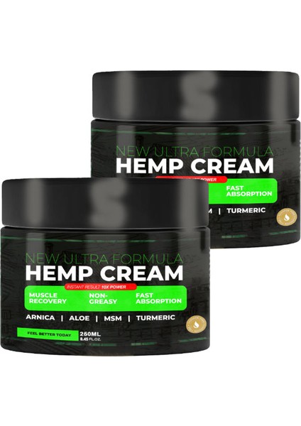 - Hemp Cream - 2 Adet 250 ml Krem