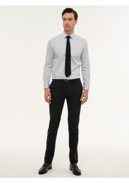 Erkek Açık Mavi Slim Fit Uzun Kollu Gömlek 50226511-VR095