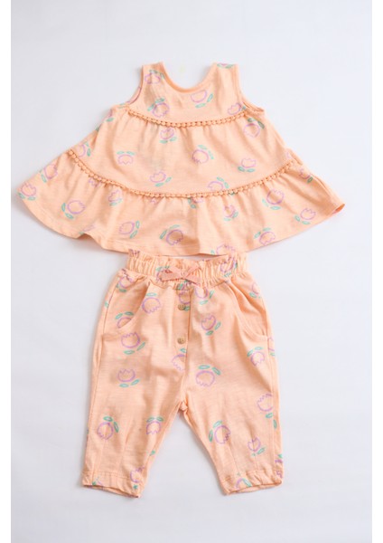 Kız Bebek Tunik Model Alt-Üst Takım