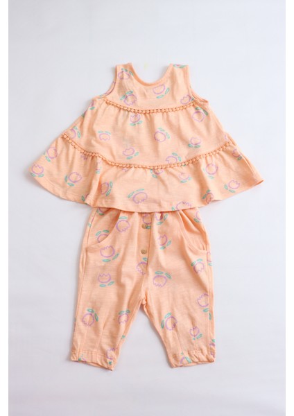 Kız Bebek Tunik Model Alt-Üst Takım