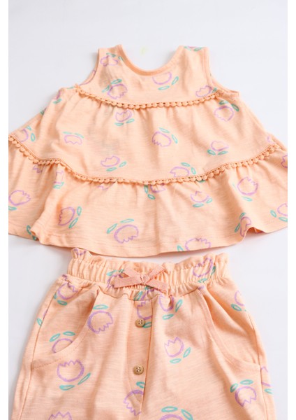 Kız Bebek Tunik Model Alt-Üst Takım