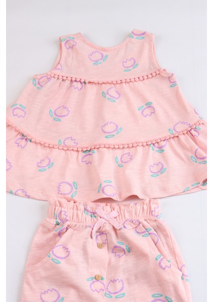 Kız Bebek Tunik Model Alt-Üst Takım