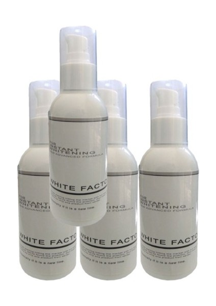 4 Tane Birden White Factor For Instant Whitening Beyazlatıcı – 4x120 ml Krem LSMYN104