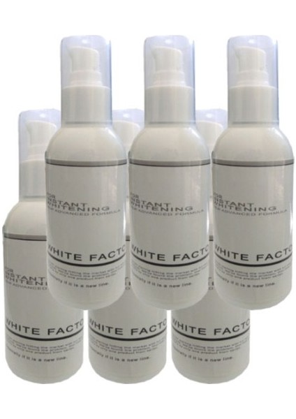 6 Tane White Factor For Instant Whitening Renk Açıcı 120 ml Krem / 6X120 ml Krem LFMYN106