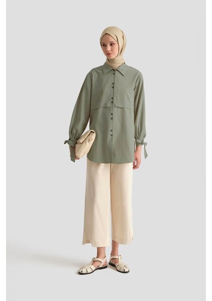 Gömlek 25YH3441 Çağla