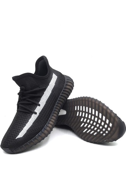 Siyah Spor Unisex Reflektörlü Sneakers Antrenman Ayakkabı indirimleri