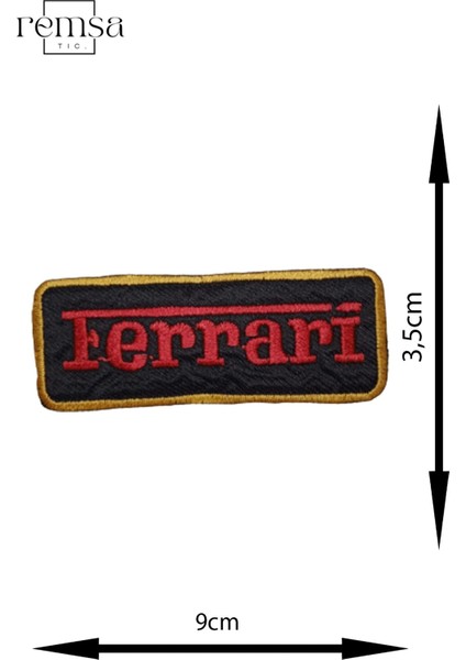 Ütü ile Yapışan Arma - Yama - Patch - Modeli (9cm x 3,5cm)