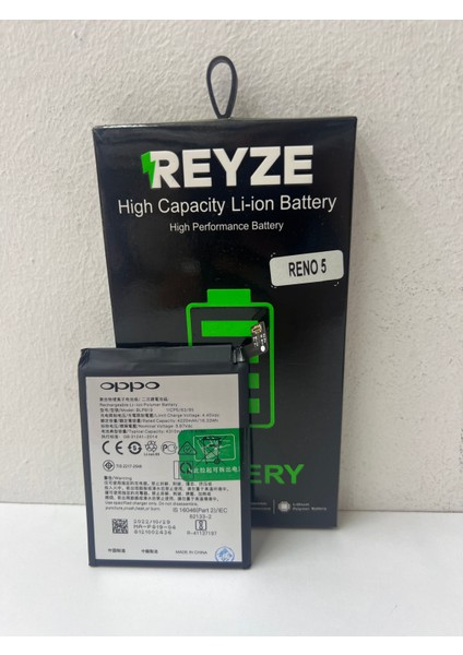 Reyze Oppo Reno 5 BLP-819 Batarya