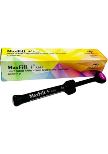 Maxfill Renkli Dolgu Tekli Şırınga Yeşil