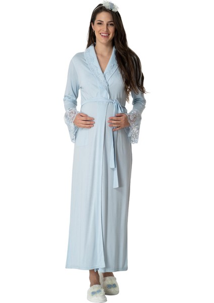 Mecit 1924 Mavi Dört Parça Hamile Lohusa Set fırsatları