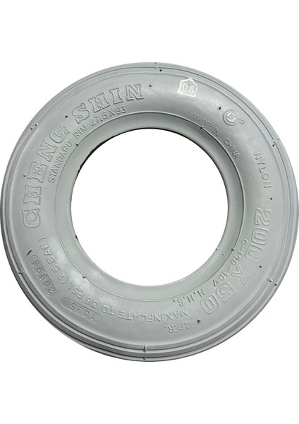 200X50 C179 Gri Tekerlekli Sandalye Dış Lastik