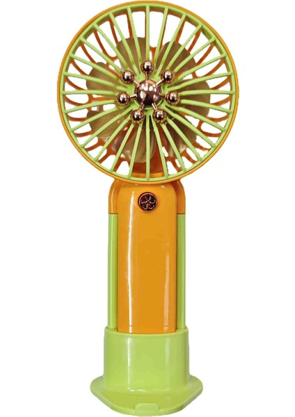 Mini Şarjlı El Fanı Telefon Konsollu Fan