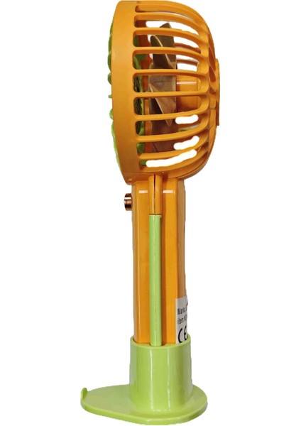 Mini Şarjlı El Fanı Telefon Konsollu Fan