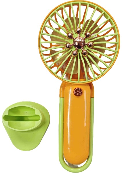 Mini Şarjlı El Fanı Telefon Konsollu Fan