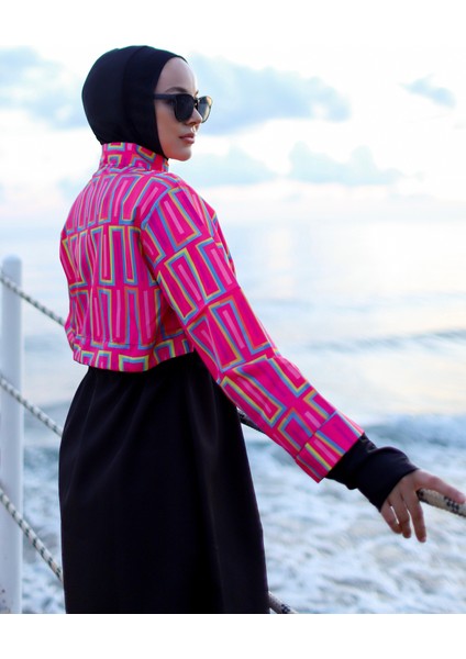 Tam Kapalı Tesettür Mayo Hale R2504 modelleri