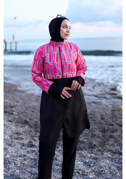 Tam Kapalı Tesettür Mayo Hale R2504 fırsatları