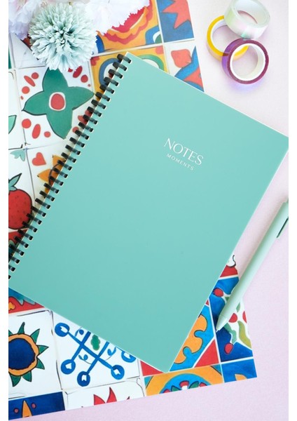 Sylcon Spiralli Defter.pp Kapak. 80 Gr. Ivory, 60 YAP.179X252 mm .düz.yeşil fırsatları