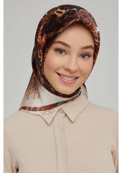 Nostalji Serisi Ipek Sura Eşarp 8615DS-03