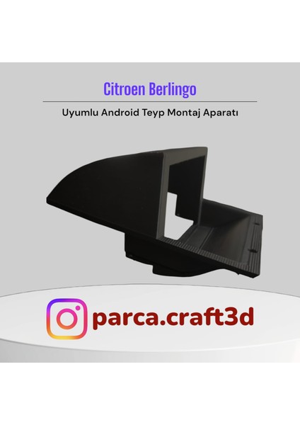 Citroen Berlingo Uyumlu 7" Android Ekran Montaj Aparatı