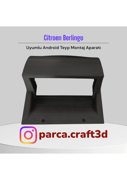 Citroen Berlingo Uyumlu 7" Android Ekran Montaj Aparatı