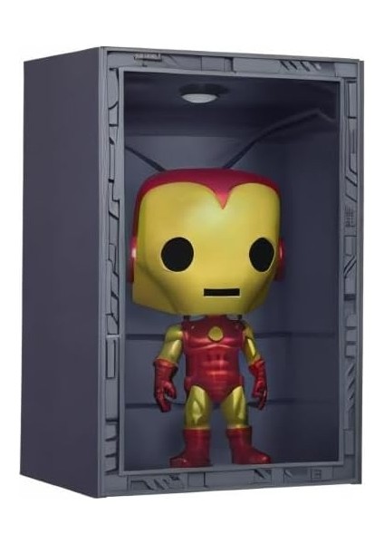 Pop! Deluxe: Marvel Hall Of Armor: Iron Man Model 4 (Metallic) (Px Previews Exclusive) #1036
