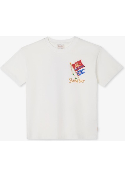 Bg Store Erkek Çocuk Beyaz Tshirt