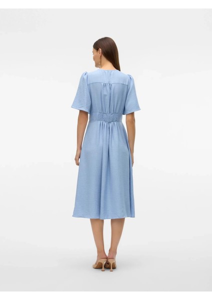 Vero Moda 10304133 Kadin Elbise - Mavi