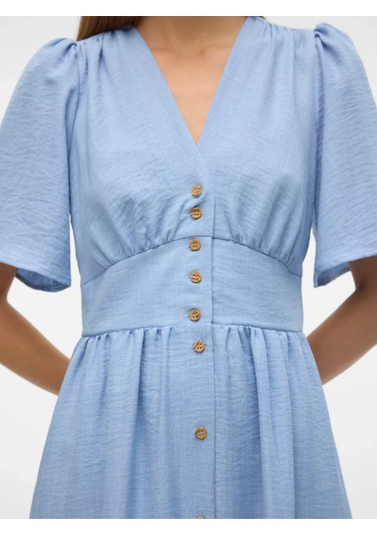 Vero Moda 10304133 Kadin Elbise - Mavi